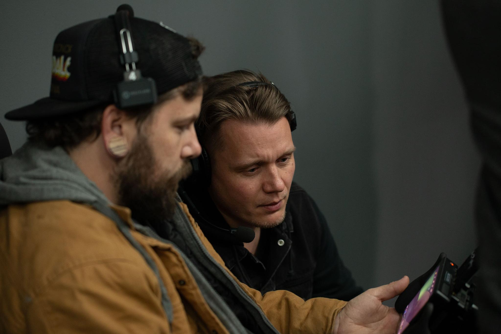 Director Jensen Noen during the shooting of the video “Ronald” by Falling in Reverse