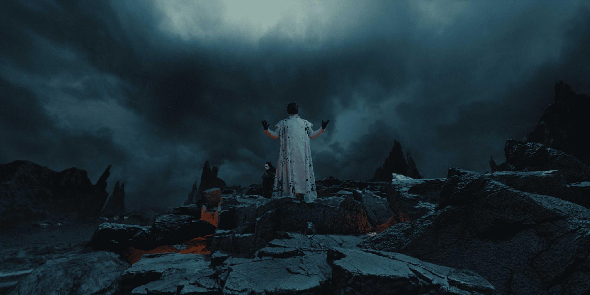 Tech N9ne in a scene from Falling in Reverse's "Ronald" music video