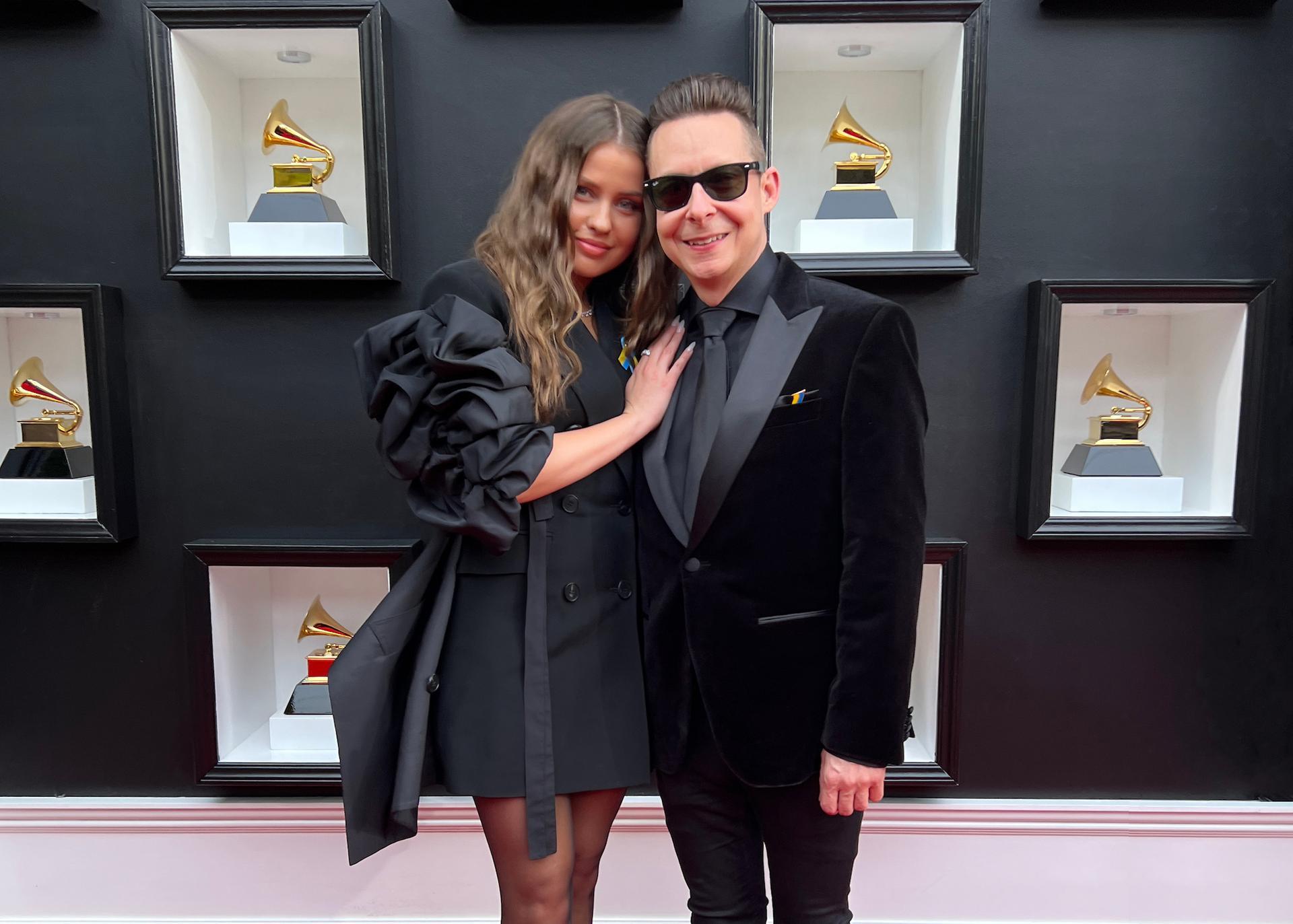Ivanna and Frank Borin at the Grammy Awards 2023