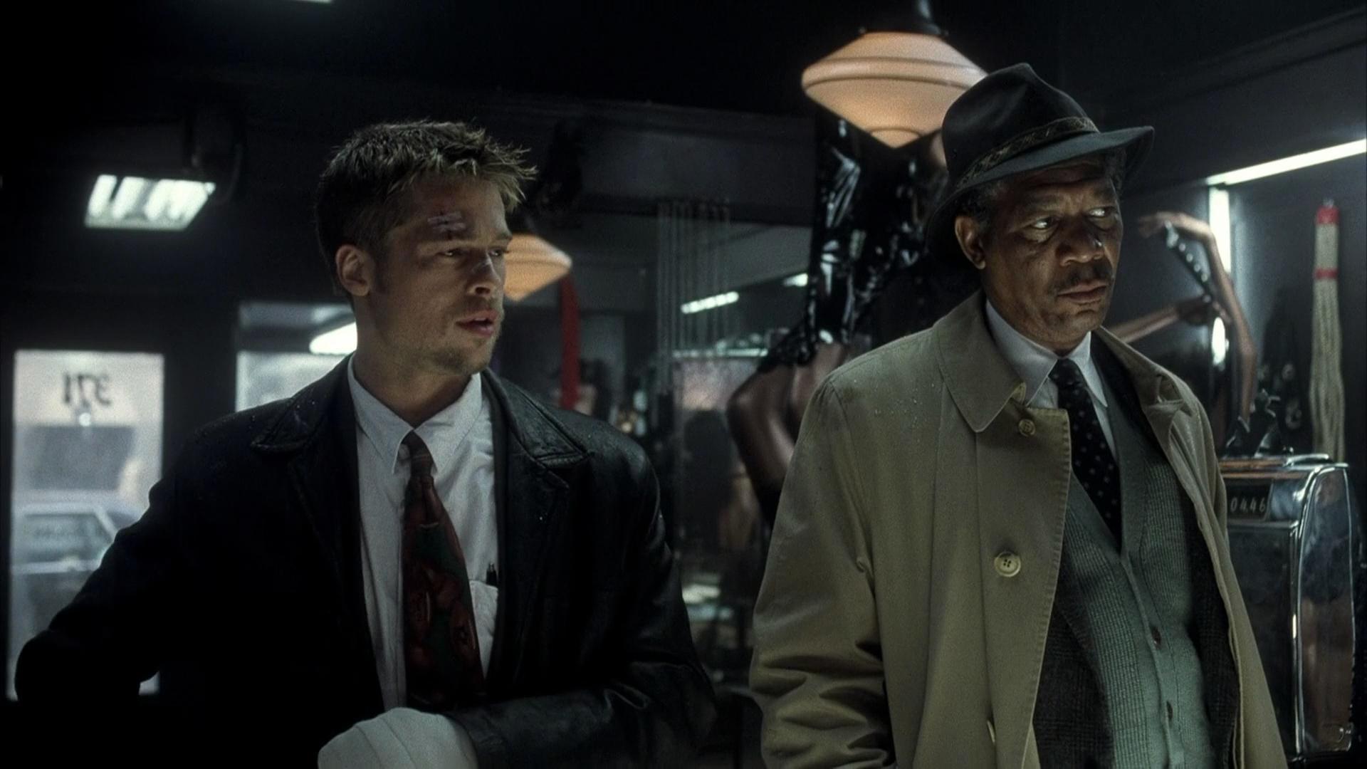 A scene from the movie “Se7en” directed by David Fincher
